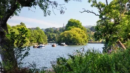 Riverside swim spot